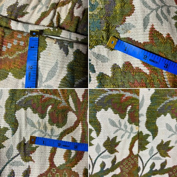 Vintage 70s Tapestry Skirt Women's Medium Floral Carpet Bagger Maxi Boho Nelly D - Picture 11 of 11